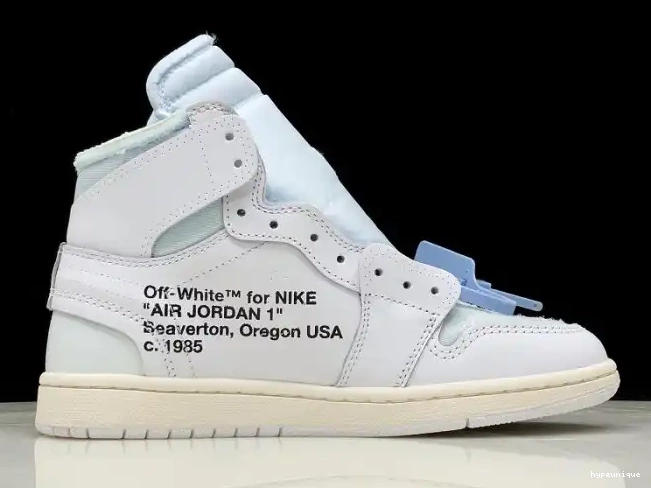 HYPE Retro Air 1 White Jordan AQ0818-100 High Off-White 0409